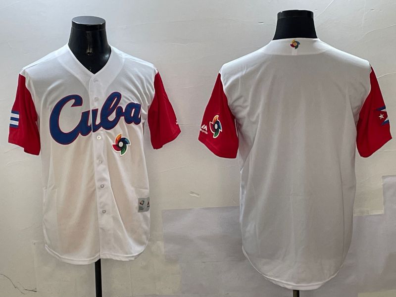 Men 2025 World Cup Blank White Nike MLB Jersey style 3263->more jerseys->MLB Jersey